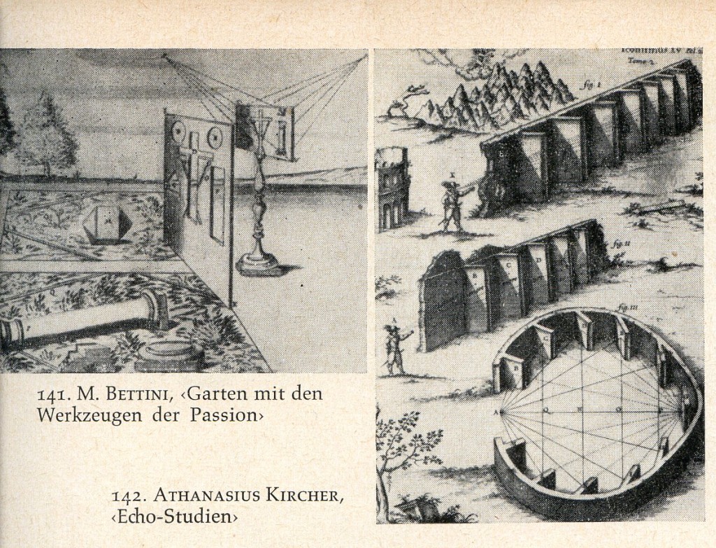 kircher-bettini-3d M.Bettini <Garten mit den Werkzeugen der Passion>, Athanasius Kircher <Echo-Studien>