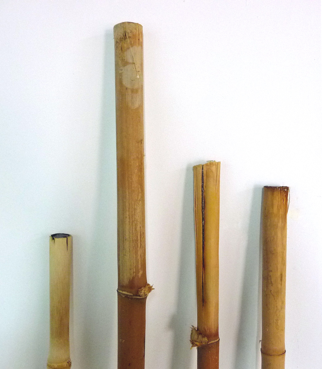 Kasper Kovitz; nor did I want to leave; 2009; lead in bamboo; detail bottom; 57 1/2" to 66 3/4" top